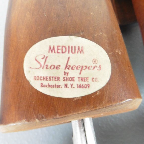 Vintage Shoe Keepers Rochester Shoe Tree Medium M stained varnished - Picture 3 of 5